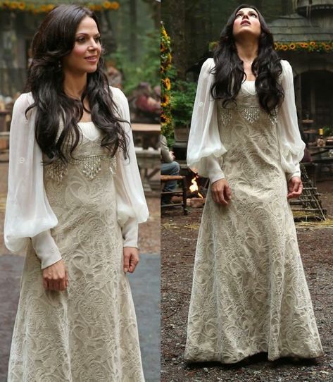 Snow White Wedding Dress, Lana Parilla, The Evil Queen, Queen Costume, Regina Mills, Emma Swan, Used Wedding Dresses, Movie Costumes, Evil Queen