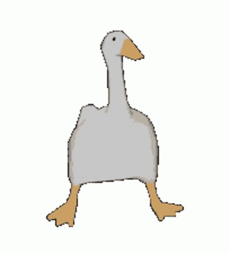 Goose GIF - Goose - Discover & Share GIFs Angry Goose Drawing, Goose Pfp, Goose With Knife, Goose Sticker, Goose Game, Funny Goose, Snow Goose, Duck Cartoon, Duck Art