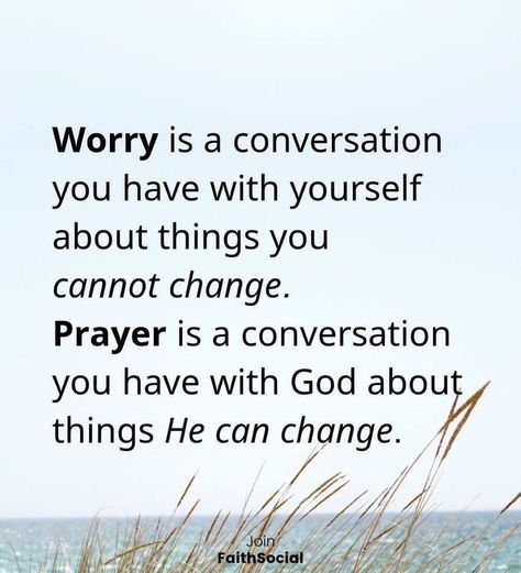 Worry vs. Prayer The Peace Of God, Holy Spirit Come, Peace Of God, Prayer Board, Gospel Of Jesus Christ, Bible Prayers, John The Baptist, Morning Messages, Christian Inspiration