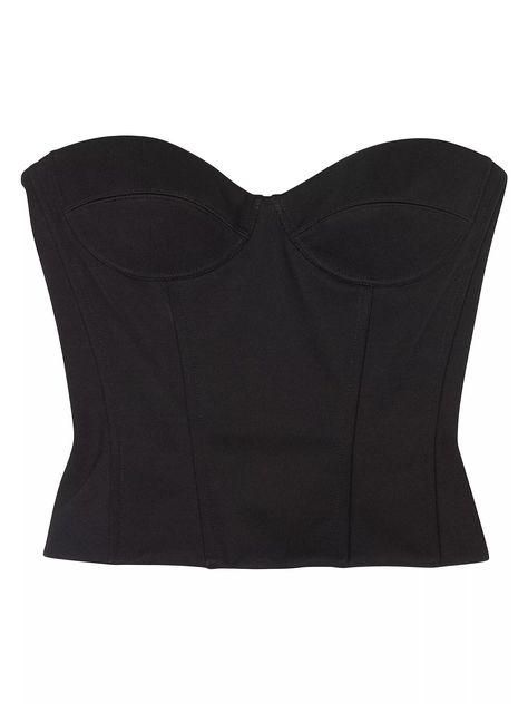 Shop Balenciaga Bustier Top | Saks Fifth Avenue Bustier Top Corsets, Black Bustier Top, Balenciaga Top, Balenciaga Clothing, Black Bustier, Strapless Bustier, Balenciaga Black, Strapless Corset, Black Corset