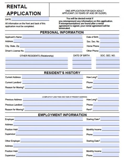 Printable Sample Rental Application Form Pdf Form Rental Application Form, Symbols Emoticons, School Admission Form, Employee Evaluation Form, Room Rental Agreement, Sound Engineering, Real Estate Forms, Rental Agreement Templates, Rental Application