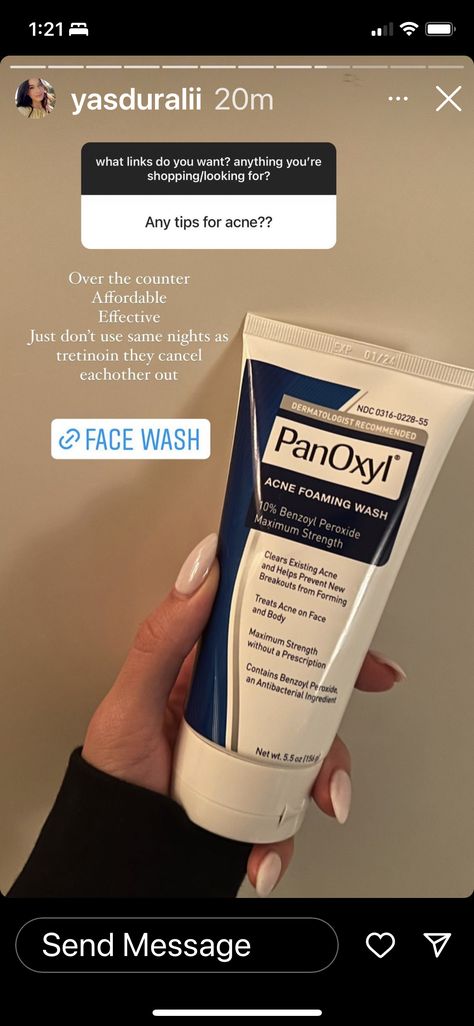 Panoxyl Face Wash, Panoxyl Face Wash Before And After, Skin Advice, Skin Care Order, Dermatologist Recommended, How To Treat Acne, Face Skin Care, Body Skin Care Routine, Face Care