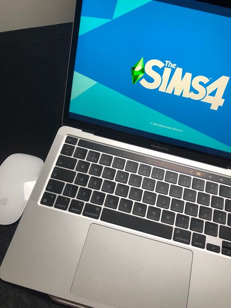 Sims 4 On Macbook, Macbook Sims 4, Playing Sims Aesthetic, Sims 4 Laptop, Sims 4 Girl, Sims 4 Aesthetic, Sims 4 Cheats, Accessible Design, Pijama Party