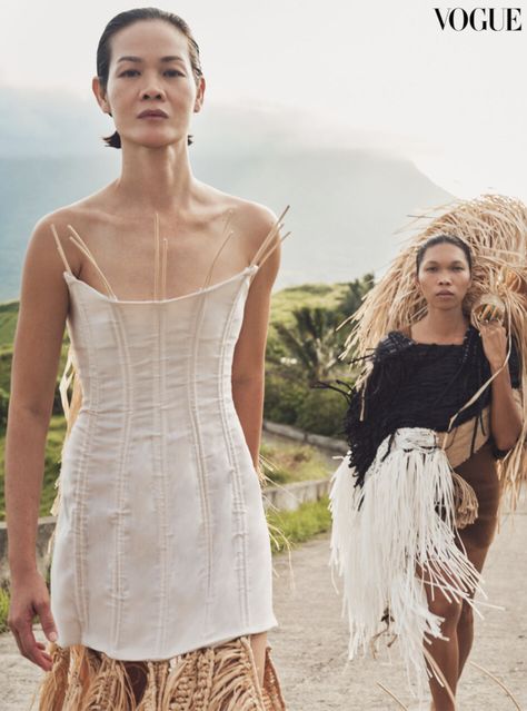 Vogue Philippines 1st Anniversary Issue Takes Us to Batanes — Anne of Carversville Vogue Philippines, Filipino Dress, Rina Fukushi, Philippine History, Philippines Beaches, Philippines Fashion, Miss Philippines, Fashion Director, Artisan Fashion