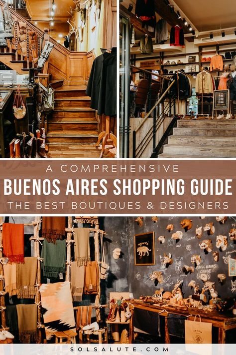 A complete guide to Shopping in Buenos Aires Argentina | Shopping Buenos Aires | Where to Shop in Buenos Aires | Buenos Aires shopping guide | Best Buenos Aires shopping districts | Where to get leather in Buenos Aires | Shopping in Argentina | Palermo Soho shopping | Where to shop in recoleta | Best bookstores in Buenos Aires | Buenos Aires shopping malls | What to buy in Buenos Aires | Argentina shopping guide | Things to do in Buenos Aires | Buenos Aires souvenirs #BuenosAires #Argentina Soho Shopping, Buenos Aires Travel, Palermo Soho, Chile Travel, Central America Travel, Argentina Travel, Travel Wishlist, Travel Shopping, American Travel