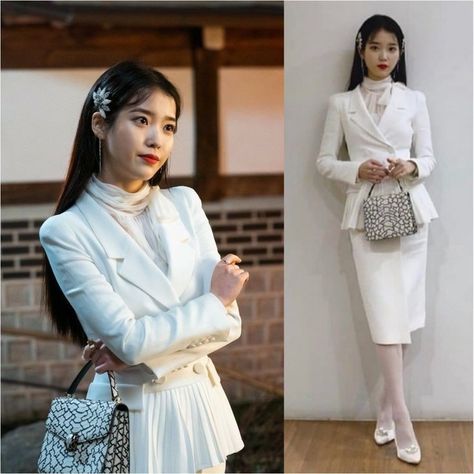 Formal Rich Outfit, Hotel Del Luna Iu Outfits, Iu Outfits Hotel Deluna, Iu Hotel Deluna Dress, The Fabulous Kdrama Outfit, Jang Man Wol Outfit, Hotel Del Luna Outfit, Iu Dress, Luna Fashion