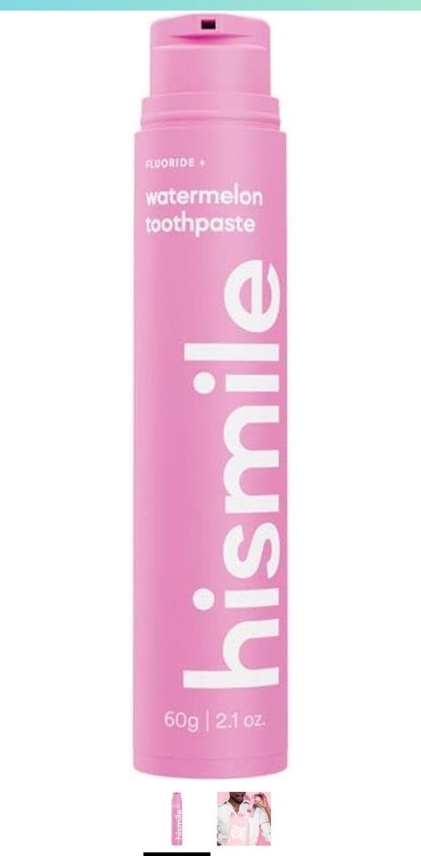 Hismile Toothpaste, Watermelon Toothpaste, Hi Smile, Flavoured Toothpaste, Collage Items, Girl Hacks, Flavored Toothpaste, Dream Wishlist, Bday Gifts