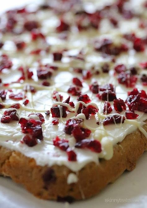 Skinnytaste Breakfast, Cranberry Treats, Baking With Applesauce, Bliss Bars, Cranberry Bliss, Bliss Bar, Cranberry Bliss Bars, Cranberry Cream Cheese, Ww Desserts