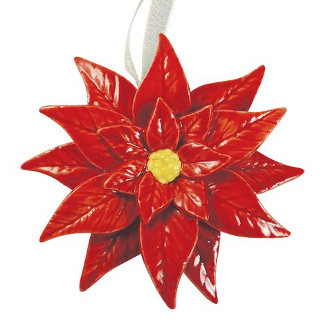 2013 Handmade porcelain poinsettia by TGL Designs| pottery ornament| Christmas Belgium Cookies, Ceramic Poinsettia, Christmas Ornaments Pottery, Christmas Pottery, Pottery Ornaments, Homemade Clay, Beginner Pottery, Sculpture Art Clay, Kids Pottery