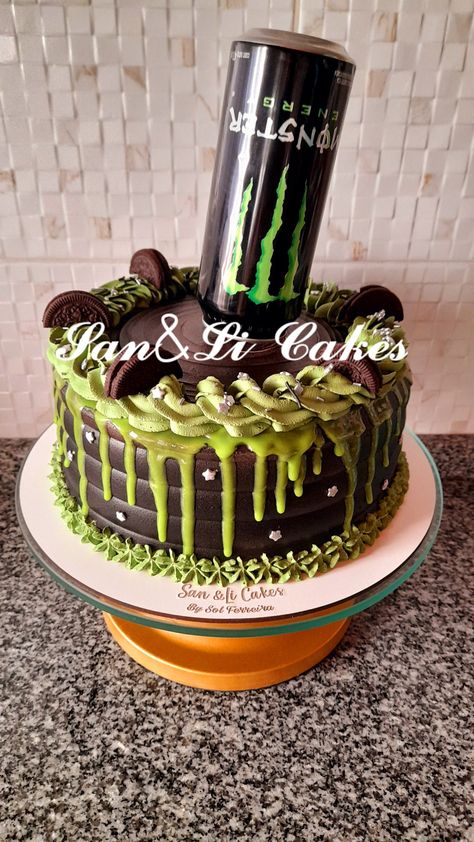 Monster Energy Cake, Monster Pictures, Gamer Party, Monster Energy Drink, Ice Pops, Halloween 2024, Energy Drink, Monster Energy, Party Inspiration