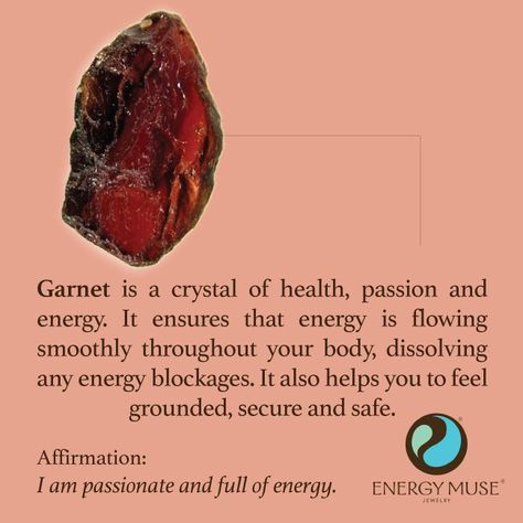 . Garnet Gemstone Meaning, Garnet Spiritual Meaning, Garnet Stone Meaning, Garnet Symbolism, Garnet Crystal Properties, Garnet Properties, Hessonite Garnet Meaning, Red Garnet Crystal, Energy Muse