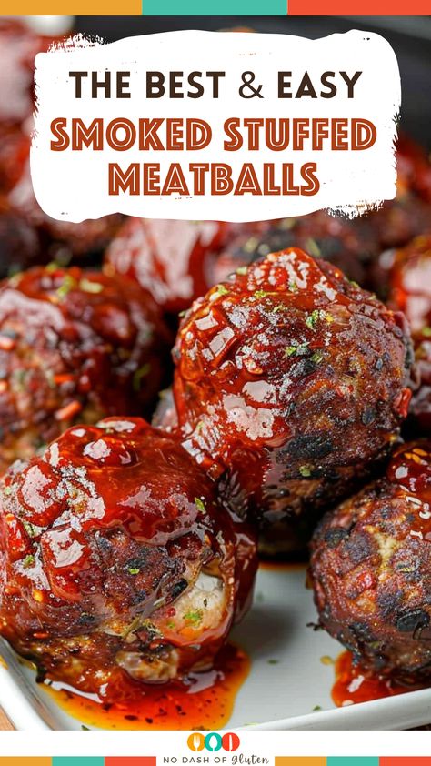 Smoked Frozen Meatballs, Smoked Stuffed Meatballs, Smoked Meatball Recipes, Smoked Chicken Meatballs, Smoker Meatballs, Smoked Meatballs On Pellet Grill, Traeger Meatballs, Smoked Meats Ideas, Smoked Stuffing