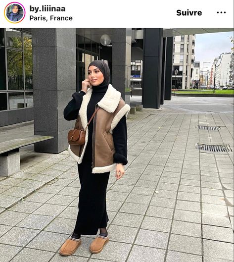 Hijabi Fashion Winter, Hijabi Casual, Style In Winter, Modest Winter Outfits, Stylish Outfits Casual, Estilo Hijab, Modest Dresses Fashion, Stile Hijab, Simple Hijab