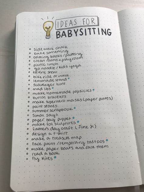 Activities While Babysitting, Babysitting Pay Chart, Foods To Make While Babysitting, Good Babysitting Ideas, Good Babysitting Prices, Babysitting Activities Crafts, Fun Activities To Do While Babysitting, Fun Things To Do Babysitting, Creative Babysitting Ideas