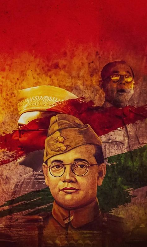 Subhash Chandra Bose Wallpaper, Netaji Pic, Freedom Fighters Poster, Netaji Subhas Chandra Bose Wallpaper, Freedom Fighters Painting, Nethaji Images, Nethaji Images Hd, Indian Freedom Fighters Art, Freedom Fighters Drawing