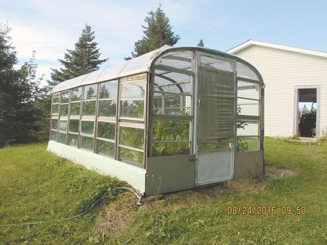 Schoolbus Greenhouse Greenhouse Exterior, Building Greenhouse, Arkansas Garden, Greenhouse Structure, Giant Plants, Outdoor Altar, Farm Show, Build A Greenhouse, Bus House