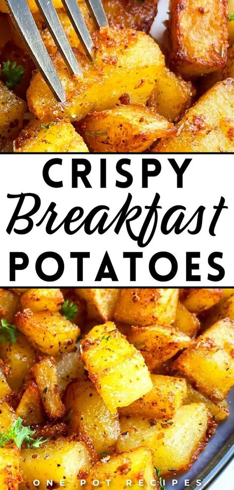 #Meal #Body #FitnessTips #SelfCare #Ideas #Wellness #HealthTips #Nourish #HealthyLiving #Delicious #FitLife #Your #Nutritious #and #Healthy Oven Breakfast Potatoes, Homemade Breakfast Potatoes, Breakfast Potatoes Recipe, Breakfast Potatoes Skillet, Roasted Breakfast Potatoes, Crispy Breakfast Potatoes, One Pot Recipes, Potato Breakfast Recipes, Delicious Sides