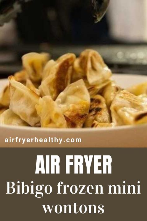 Wontons In Air Fryer, Mandu Recipe, Frozen Potstickers, Wonton Dumplings, Recipe For Air Fryer, Wonton Recipes, Air Fryer Oven Recipes, Wontons, Air Fryer Healthy