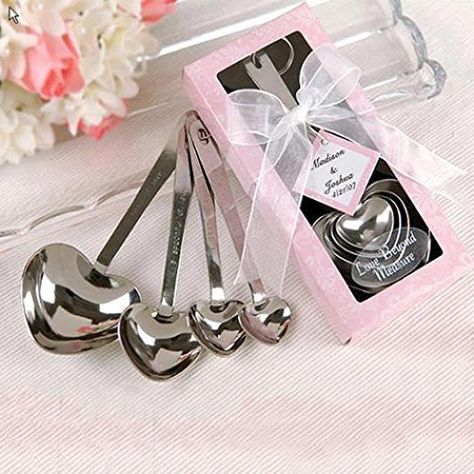 SoundsBeauty 4Pcs/Set Heart Shaped Stainless Steel Measur... https://www.amazon.ca/dp/B07CLNDCJB/ref=cm_sw_r_pi_dp_U_x_ZyrjCbKM79NVD Cheap Favors, Kitchen Gadgets Unique, Love Wishes, Wedding Shower Favors, Wedding Favors Cheap, Sweet Heart, Cheap Wedding, Spoon Set, Set Of