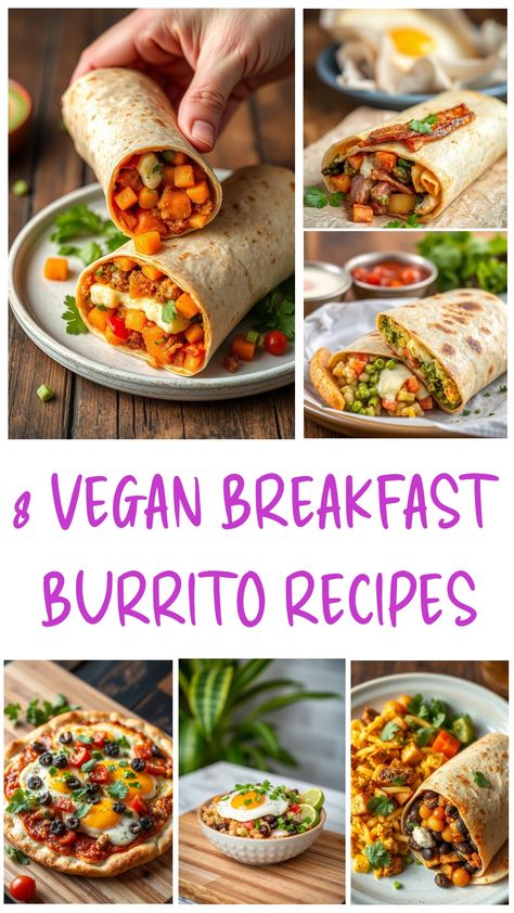 Breakfast Burrito Ideas, Breakfast Burrito Recipes, Burrito Ideas, Vegan Recipes Breakfast, Campfire Breakfast Burritos, Savory Vegan Breakfast, Burrito Recipes, Campfire Breakfast, Vegan Breakfast Burrito