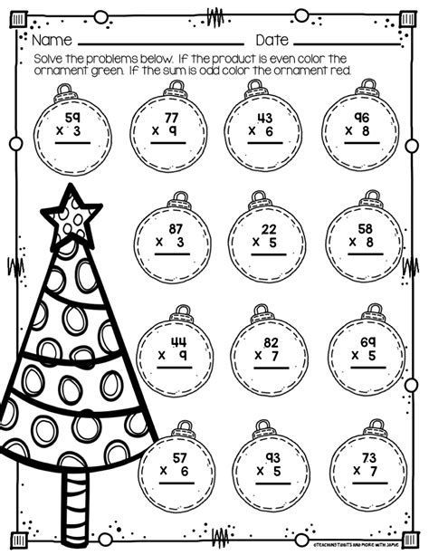 Fun Christmas Multiplication Worksheets Third Grade Multiplication Worksheets, Christmas Division, Christmas Multiplication Worksheets, Free Printable Christmas Worksheets, Christmas Multiplication, 4th Grade Multiplication, Holiday Math Worksheets, Math Multiplication Worksheets, Third Grade Math Worksheets