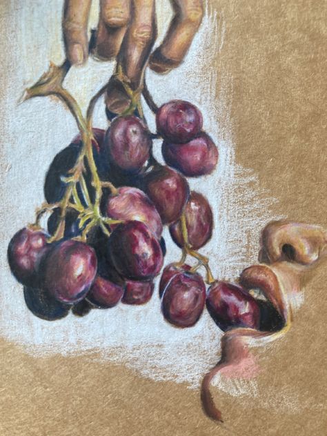 #art #colouredpencil #fruit #alevelart #lips #sketch #sketchbook Food And Drink Art Gcse Title Page, Rotten Fruit Drawing, Grapes Sketch, Fruit Art Gcse, Grape Drawing, Fruit Sketch, Rotten Fruit, Close Up Art, Drawing Female Body