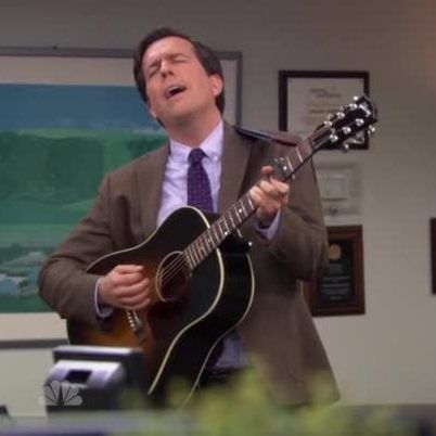 The Office Iconic Moments, The Office Andy, Andy Bernard, Ed Helms, Office Music, Office Board, Office Icon, The Office Show, Jim Halpert