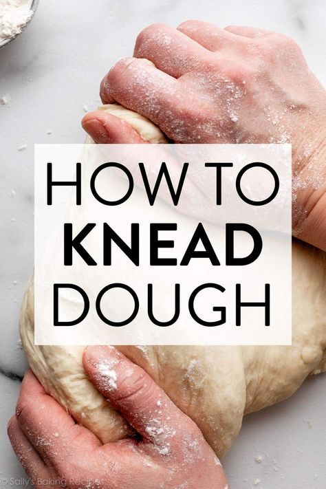 How to Knead Dough (Video) Honey Oat Bread, Sallys Baking, Chewy Bread, Sandwich Bread Recipes, Kneading Dough, Sally's Baking, Homemade Bagels, Sweet Dough, No Knead Bread