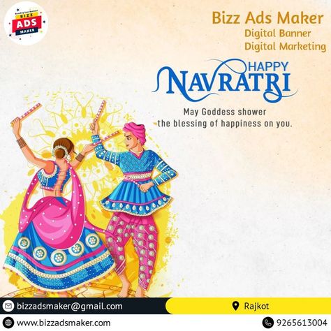 Let's Create an Amazing Poster for the Navratri. Now Expand your business with Bizz Ads and making daily Videos and Posts for the Festival of Navratri. Now available in Bizz Ads for making the business banner, daily Poster, festival Poster, festival Banner, Festival Video, and much more Boost your business..., http://bit.ly/3nTJ8K5 #navratrispecial #navratri #garbanight #garbalover #garbaqueen #navratrigarba #lifehacks #bizzads #bizzadsmaker #qoute #banner #dialypost #multilangages Navratri Post, Festival Video, Festival Banner, Cricket Poster, Navratri Garba, Krishna Hd, Digital Banner, Lord Krishna Hd Wallpaper, Happy May