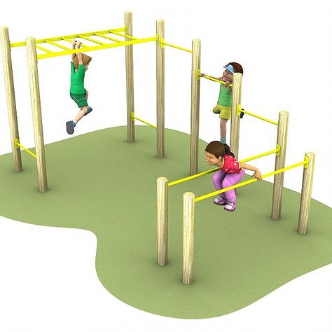 Kids Garden Play Area, Backyard Jungle Gym, Outdoor Gym Equipment, Backyard Gym, Outdoor Play Structures, Fitness Trail, Kids Backyard Playground, Key Stage 2, Diy Gym