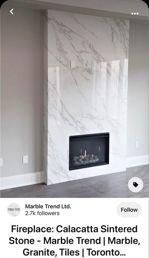 Contemporary Fireplace Decor, Fireplace Modern Design, Stone Fireplace Designs, Contemporary Fireplace Designs, Fireplace Feature Wall, Marble Fireplace Surround, Fireplace Tile Surround, Brick Fireplace Makeover, Fireplace Tv Wall