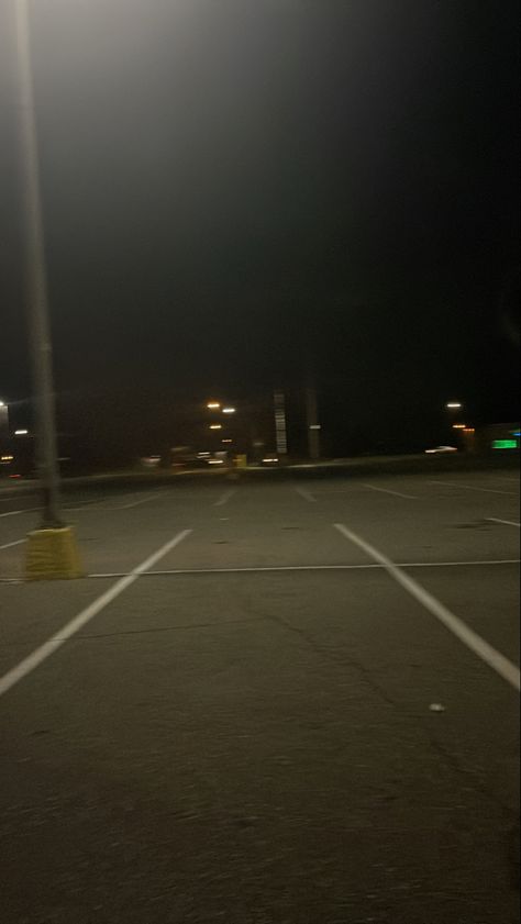 Car Park Aesthetic Night, Dark Parking Lot Aesthetic, Parking Lot At Night Aesthetic, Empty Parking Lot Night Aesthetic, Empty Aethstetic, Rainy Parking Lot, Hafsa Core, Dark Parking Lot, Parking Lot At Night