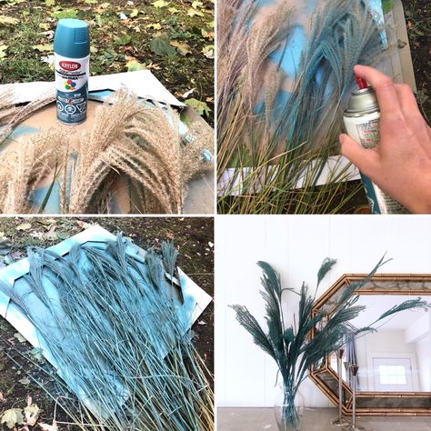 Painted Pampas Grass. Check out the blog to you can spray paint pampas grass for a beautiful, unique and affordable wedding centerpiece. #pampasgrasswedding #pampasgrass #spraypaint #diyweddingcenterpieces #weddingcenterpieceideas #modern #diy #weddingdecor #weddingideasonabudget #elegantcenterpiece #forage #weddingonabudget #diywedding #diycenterpieces Affordable Wedding Centerpieces, Grass Centerpiece, Unique Wedding Centerpieces, Pampas Grass Decor, Grass Decor, Grass Wedding, Elegant Centerpieces, Wedding Centerpieces Diy, Diy Centerpieces