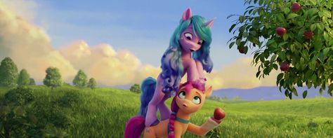 ArtStation - My Little Pony: A New Generation DMP work Sunny X Izzy, Digital Matte Painting, Mlp Fan Art, My Little Pony Characters, Favorite Cartoon Character, Painting Artist, Matte Painting, Mlp My Little Pony, New Generation