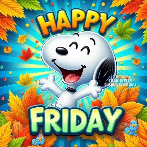 Snoopy Nation | 💛💛🍂 HELLO WEEKEND 🍂💛 | Facebook Snoopy Weekend Quotes, Snoopy Happy Friday, Friday Snoopy, Snoopy Friday, Text Pic, Hi Gif, Happy Friday Pictures, Happy Friday Morning, Day And Night Quotes