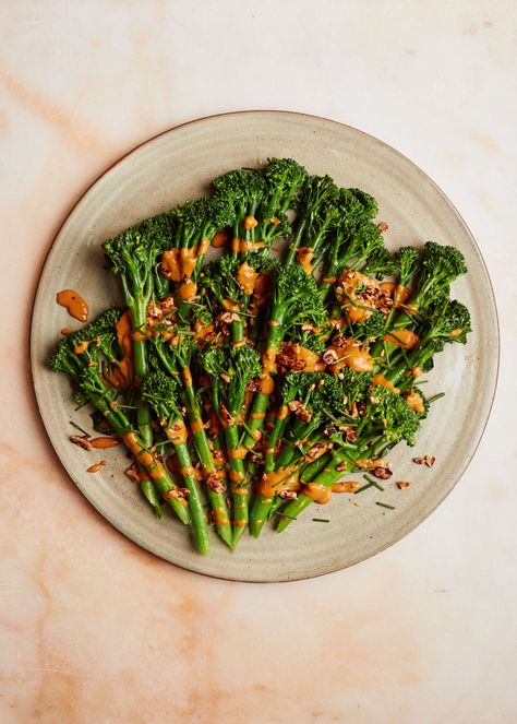 Gochujang Dressing, Otto Lenghi, Broccoli Side Dish, Tenderstem Broccoli, Preserved Lemon, Gochujang Sauce, Peanut Dressing, Butter Recipes, Preserved Lemons