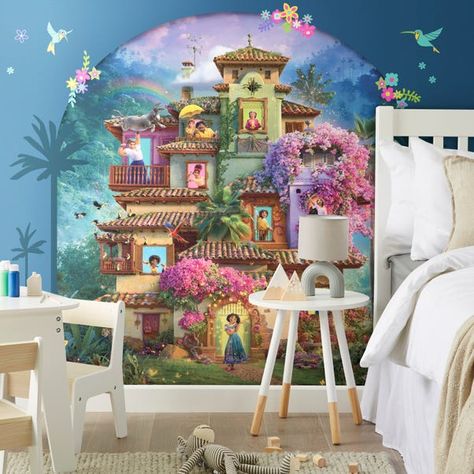 Disney Wall Murals, All Disney Characters, Disney Movie Art, Girls Room Design, Kids Room Murals, Disney Encanto, Toddler Girl Room, Murals For Kids, Tumblr Rooms