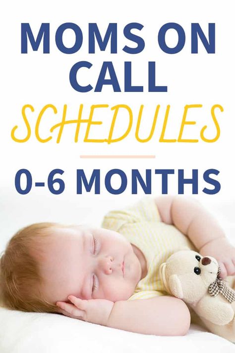 Moms On Call Schedule 0-6 Months. Find a host of sample Moms on Call schedules that you can use to help your baby sleep through the night. Find out how to make the schedules flexible and work for you. Newborn Schedule Moms On Call, Moms On Call Schedule 2-4 Weeks, Mom On Call Sleep Schedule, Moms On Call Schedule 0-2 Weeks, Moms On Call 2-4 Week, Moms On Call 4 Month Schedule, 12 Hours By 12 Weeks Schedule, Moms On Call 6 Month Schedule, Moms On Call Schedule Newborn