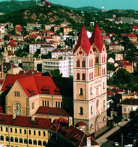 The early #Qingdao was crowned as “The Litter #Berlin” with the style of #European architecture. Esteem Quotes, John Milton, European Architecture, Architectural Styles, The Gothic, Saint John, Qingdao, Architecture Fashion, Catholic Church