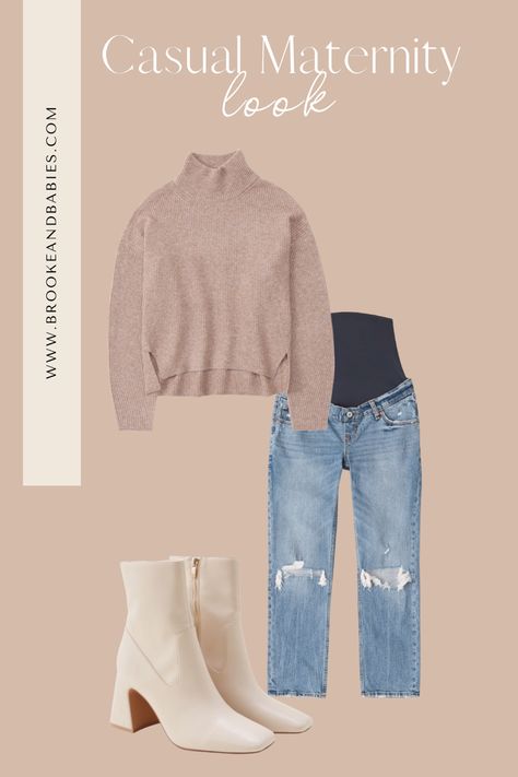 Maternity Church Outfit Winter, Maternity Jeans Outfit Winter, Maternity Jean Outfits Fall, Pregnancy Jeans Outfits, Maternity Fashion Fall/winter, Oversized Sweater Maternity Outfit, Maternity Jeans Outfit, Maternity Sweater With Jeans Boots, Mama Outfits