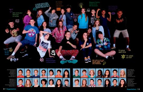 Clint Small Middle School, Austin, Texas/People and Superlatives spread Walsworth Yearbooks, School Magazine, Tab Design, School Trends, Yearbook Spreads, Yearbook Pages, Yearbook Ideas, Year Book, Photos Poses