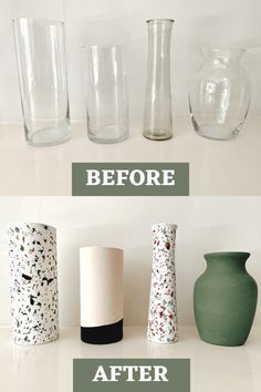 Diy Vases Centerpiece, Y’all Vase Decor, Diy Decoration Pieces, Vase Stand Ideas, Dipped Vase Diy, Home Decor Vases Ideas, Vase Organization Ideas, Vase Styling Inspiration, Things To Do With Vases