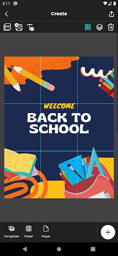 Block poster maker. DIY poster maker. Tarpapel maker. Tiled poster maker. Diy Poster, Giant Poster, School Template, Welcome Back To School, Design App, Poster Maker, Custom Paper, Print Images, Back To School