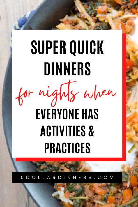 Dinner Ideas Easy Quick Busy Mom Families Weeknight Meals Families, Easy After Practice Dinners, Quick Meals For Dinner Busy Mom Menu Planning, Meals For Busy Weeknights, Super Easy Weeknight Meals, Healthy Dinner For Busy Nights, Fast Easy Dinner For Two Healthy, Small Family Meals Dinners, Super Fast Meals