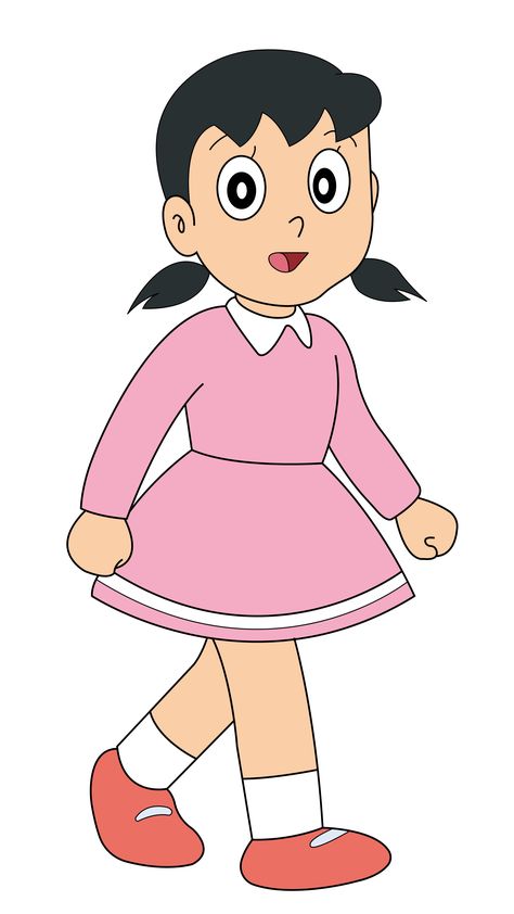 Shizuka Illustration Shizuka Painting, Shizuka Pic, Shizuka Drawing, Shizuka Doraemon, Heair Style, Doremon Nobita, Easy Cartoon Characters, Bakgerand Photo