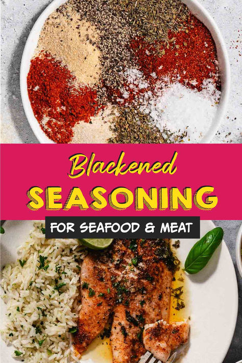 Blackened seasoning with fish recipes Blackening Seasoning Recipe Fish, Blacking Seasoning For Fish, Blackened Seasoning Recipe Fish, Blacken Seasoning, Blackened Fish Recipes, Blackened Seasoning Recipe, Fish Seasoning Recipe, Homemade Blackened Seasoning, Orange Roughy Recipes