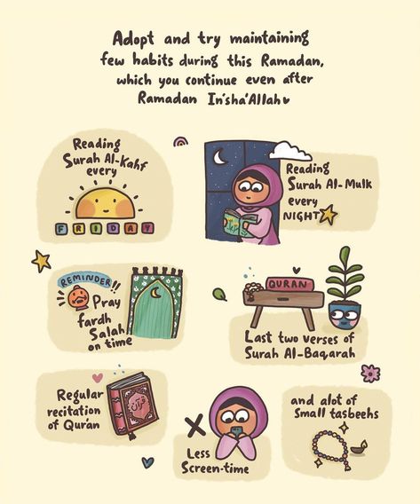 Islam Journaling, Islamic Doodles, Ramadan Image, Islamic Journaling, Ramadan Quran, Prophets In Islam, Ramadan Tips, Muslim Kids Activities, Ramadan Kids