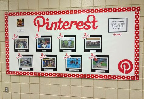 Pinterest Bulletin Board on Pinterest | Twitter Bulletin Boards ... Social Media Bulletin Board, Pinterest Classroom, Pto Bulletin Board, Pta Bulletin Boards, Teaching 6th Grade, Classroom Boards, Pta Ideas, Classroom Bulletin Board, Library Bulletin Boards