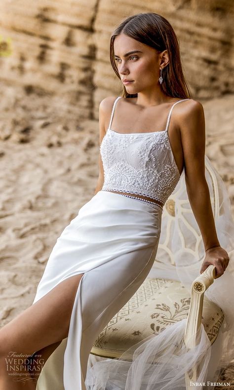 Wedding Dress With Square Neckline, Square Neckline Wedding Dress, Wedding Dresses Ivory, 2023 Wedding Dresses, Maternity Bridal Gowns, Square Neckline Top, 2 Piece Wedding Dress, Bohemian Beach Wedding Dress, Bohemian Beach Wedding