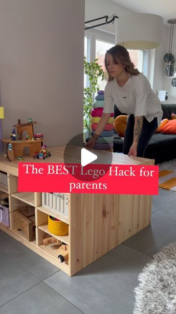 Playroom Hacks, Lego Kindergarten, Lego Play Area, Lego Kids Room, Lego Playroom, Lego App, Lego Hacks, Mum Blog, Cool Kids Club